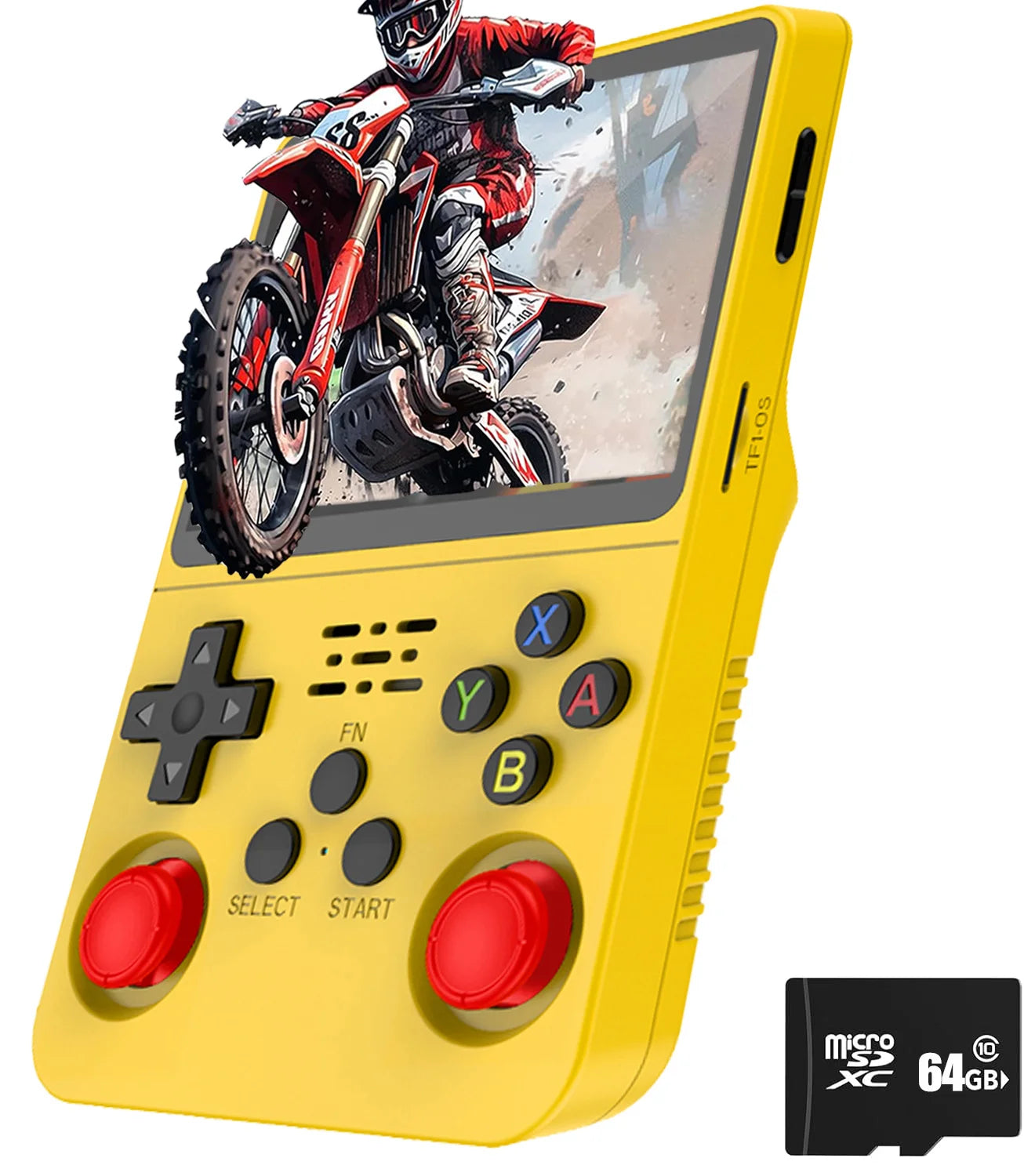 R36S Classic Retro Game Console with ARKOS System Video Games Single Card Portable Hand-held Gaming Console Kids Gift 3.5 Inch