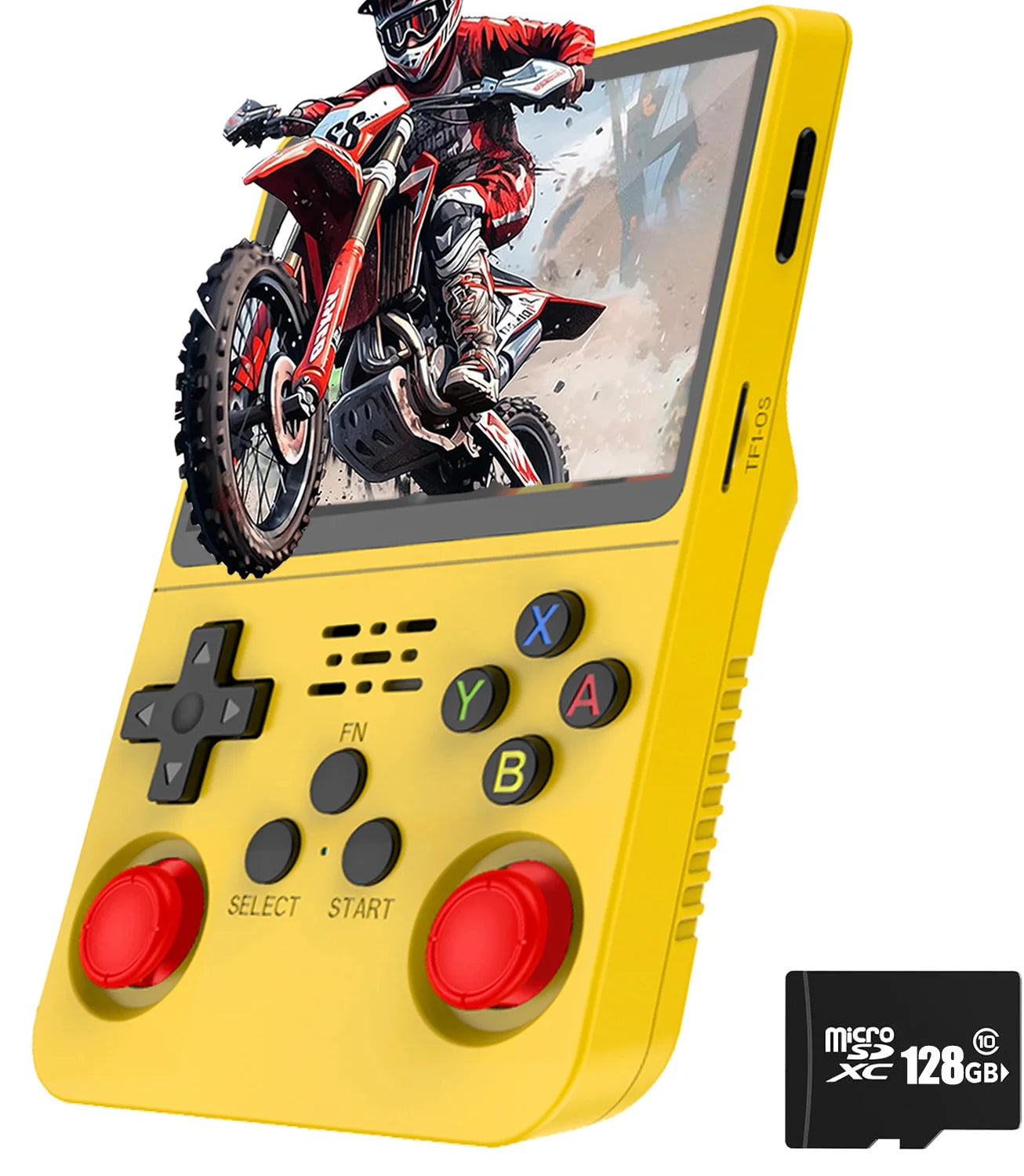 R36S Classic Retro Game Console with ARKOS System Video Games Single Card Portable Hand-held Gaming Console Kids Gift 3.5 Inch