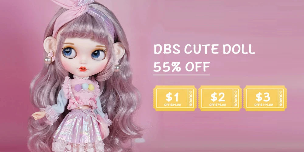 ICY DBS 1/6 BJD Blythe Doll – 30CM Jointed Anime Doll Tan Skin