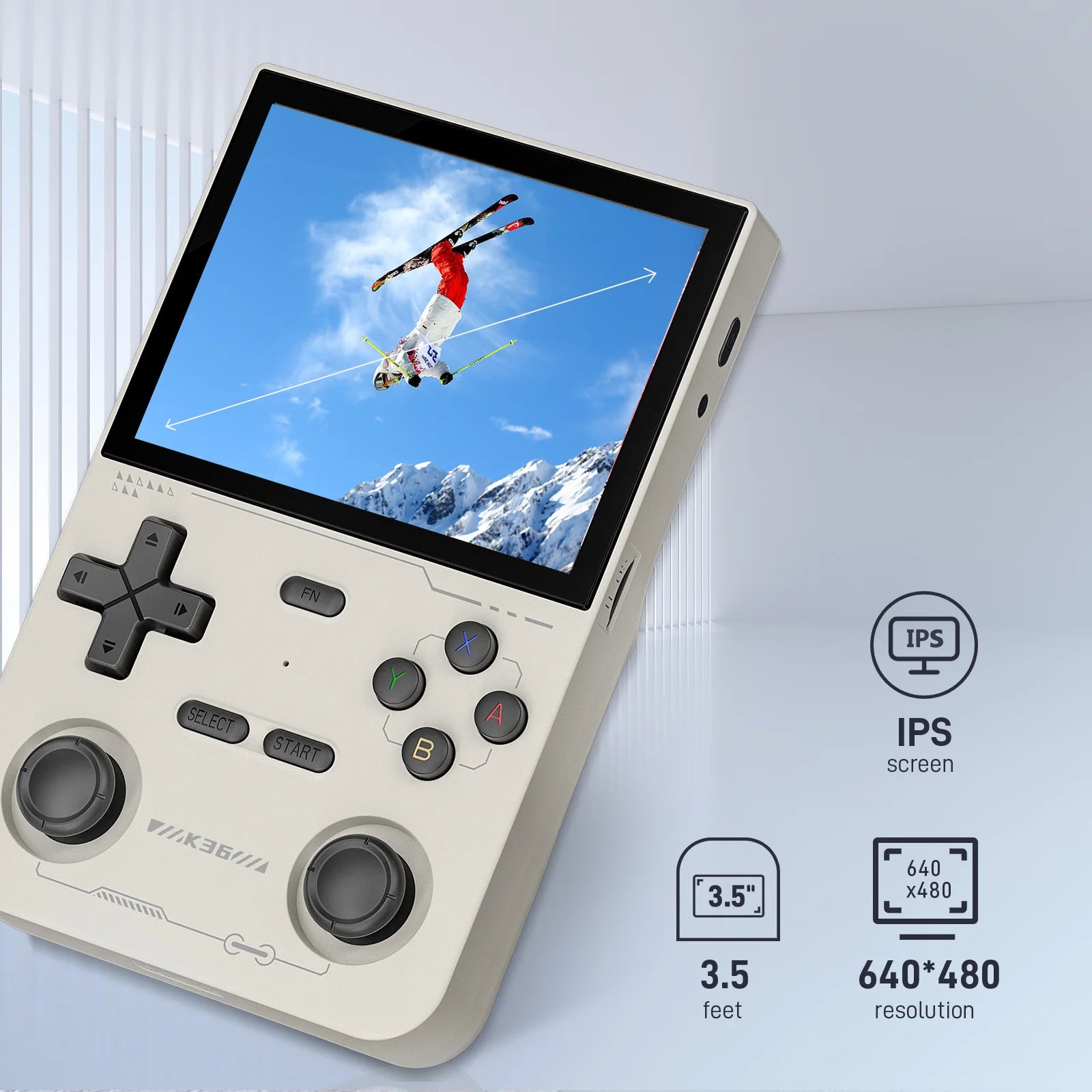 GAMINJA K36 Handheld Game Console – 3.5" IPS Screen