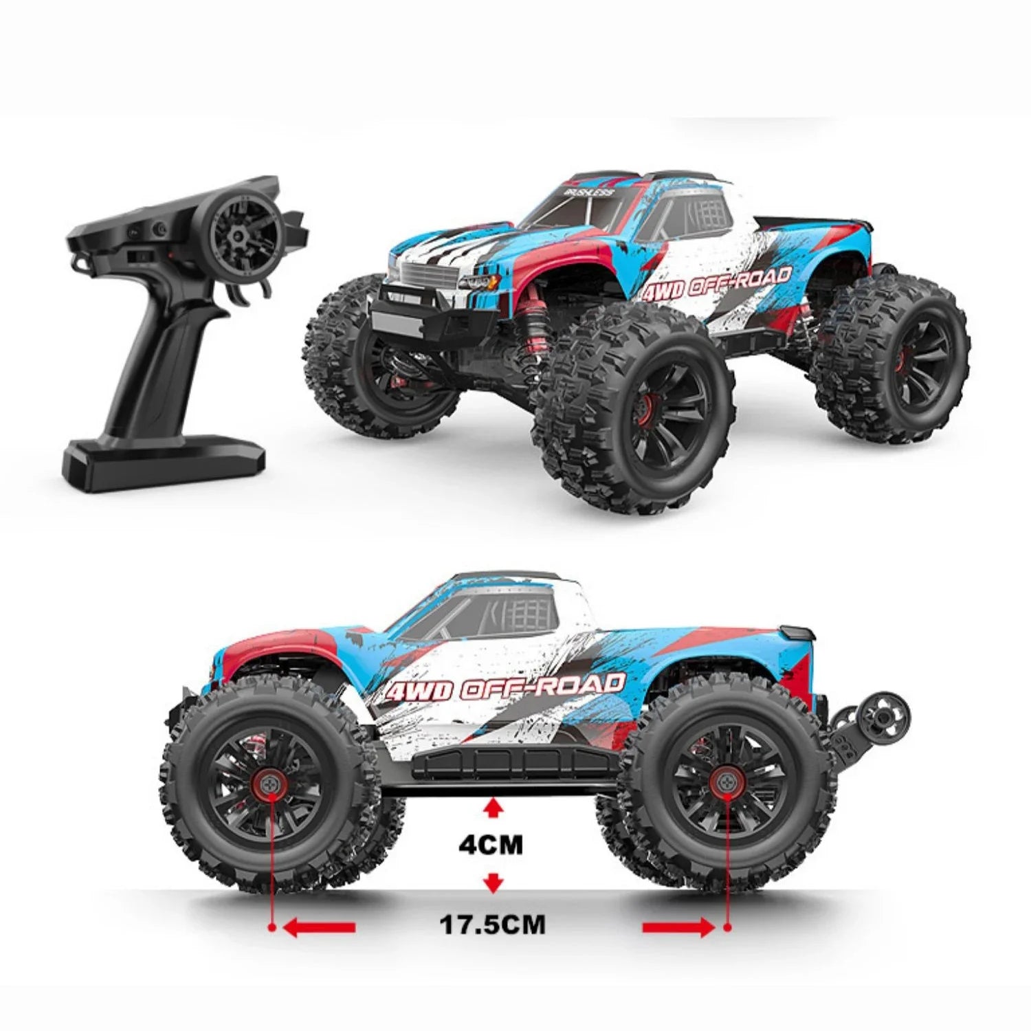 MJX Hyper Go 16208 Brushless RC Car – 1/16 Scale 4WD Pickup Truck