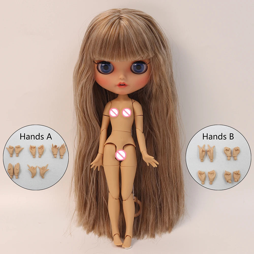 ICY DBS 1/6 BJD Blythe Doll – 30CM Jointed Anime Doll Tan Skin