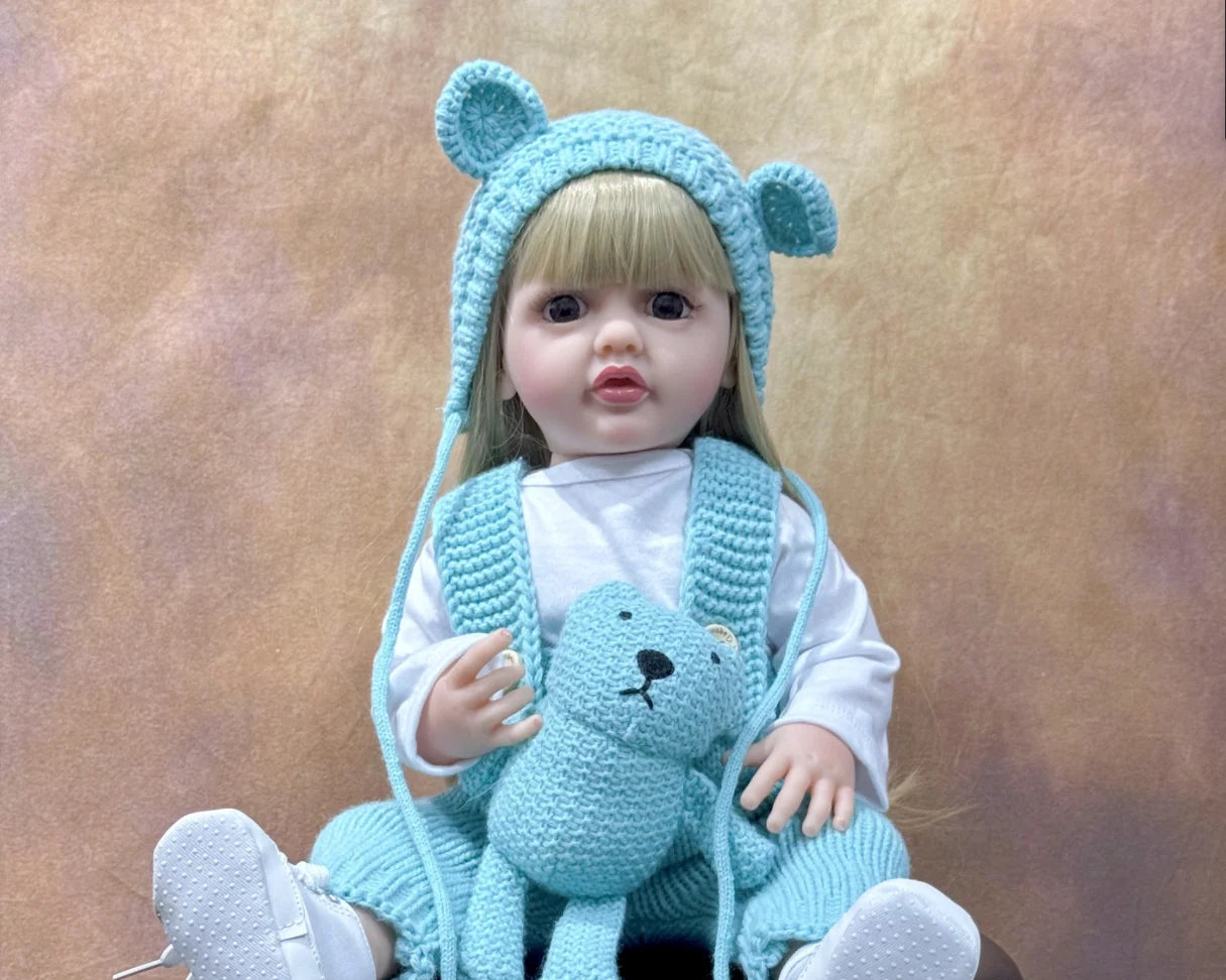 50CM Reborn Silicone Baby Doll – Realistic Newborn Girl