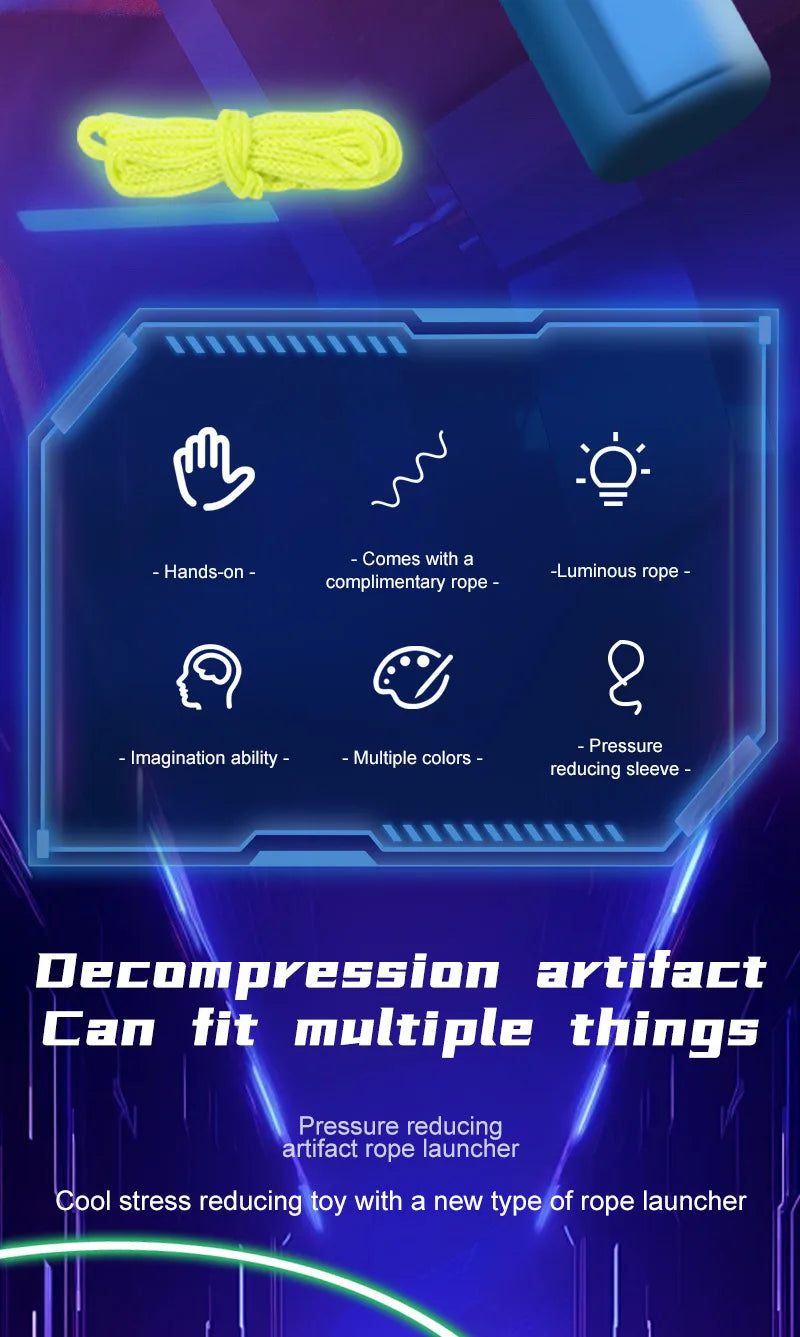 Luminous Stress-Relief Rope – Outdoor Toy for Kids