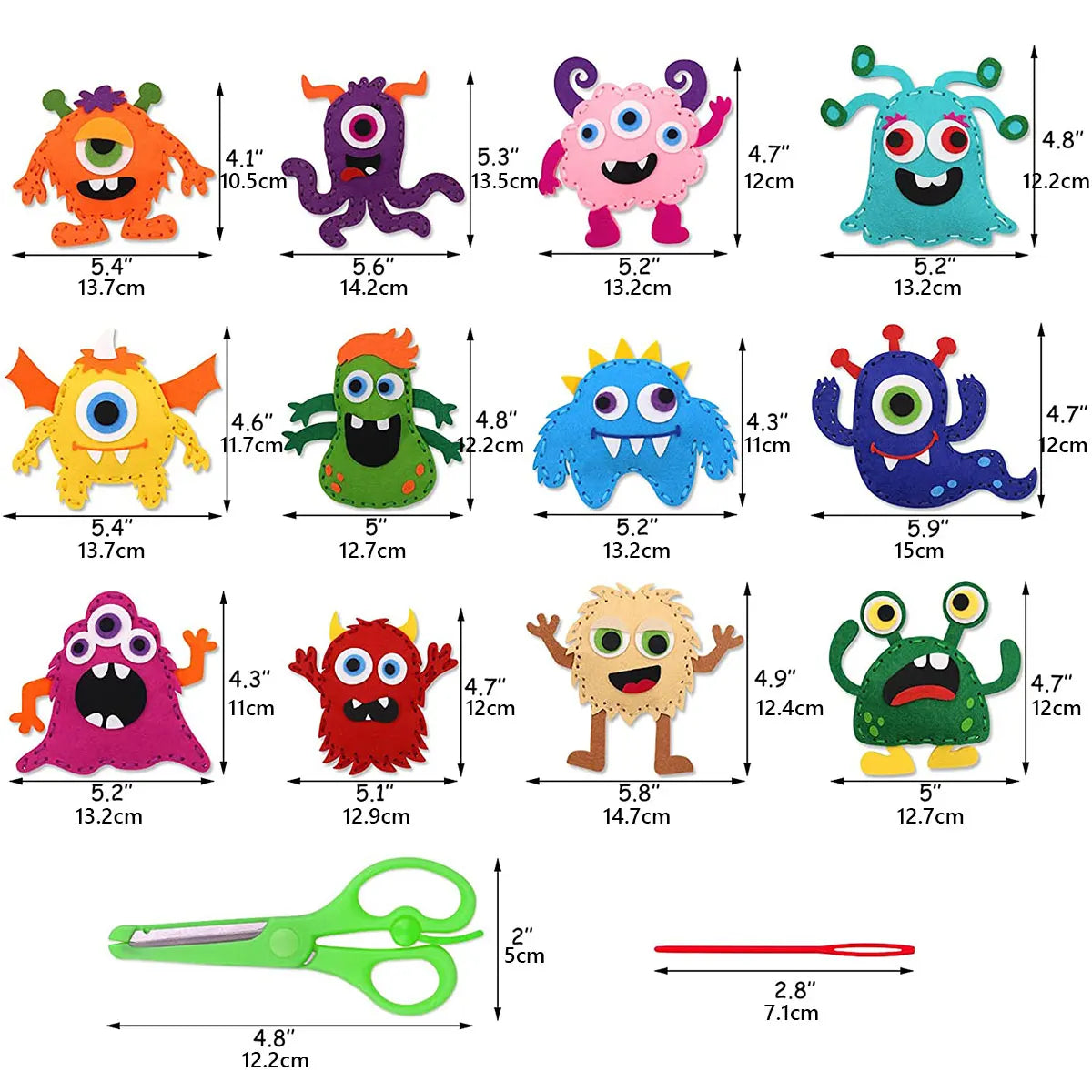DIY Felt Animal Sewing Kit – Forest Creatures Plush Craft for Kids