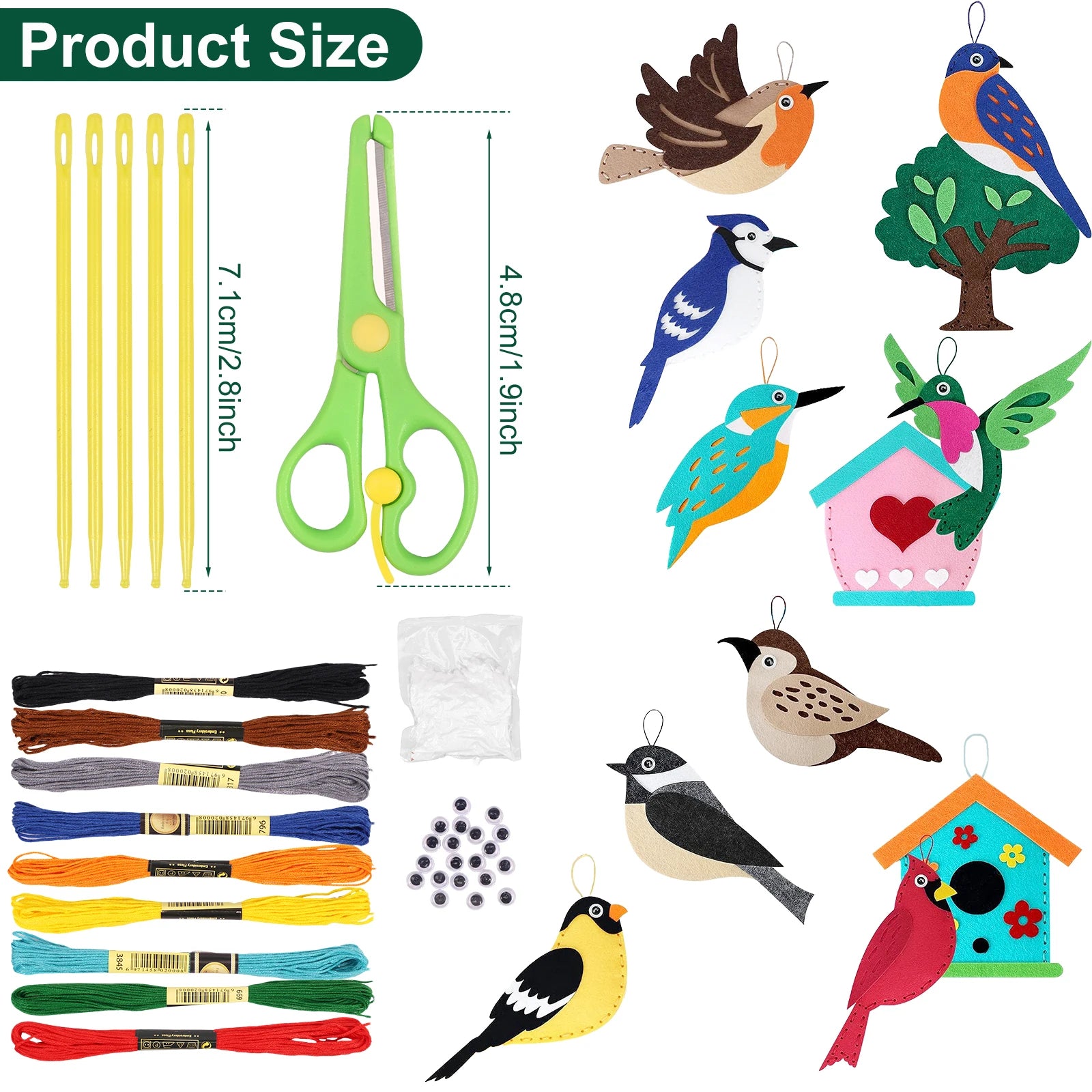 Kids Sea Animals Sewing Kit – Felt Plush Craft Set