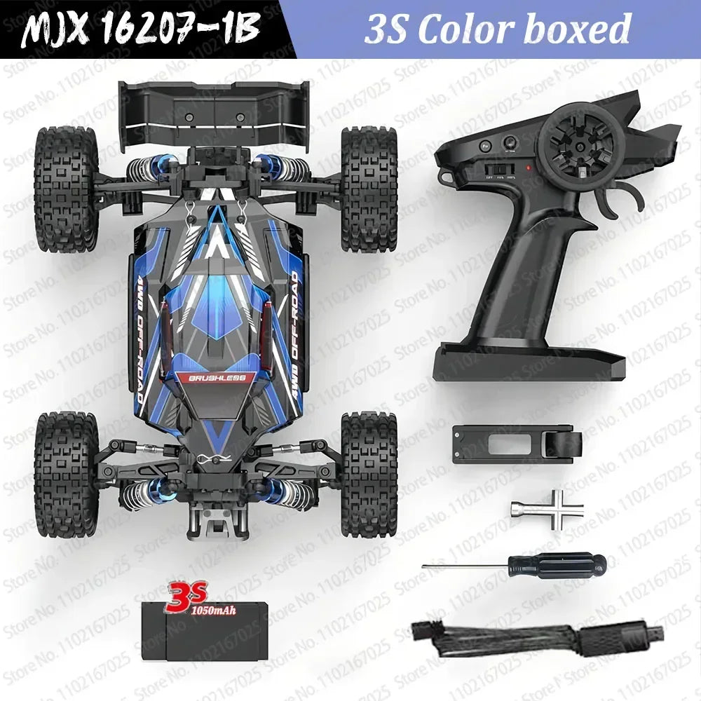 MJX Hyper Go 16208 Brushless RC Car – 1/16 Scale 4WD Pickup Truck