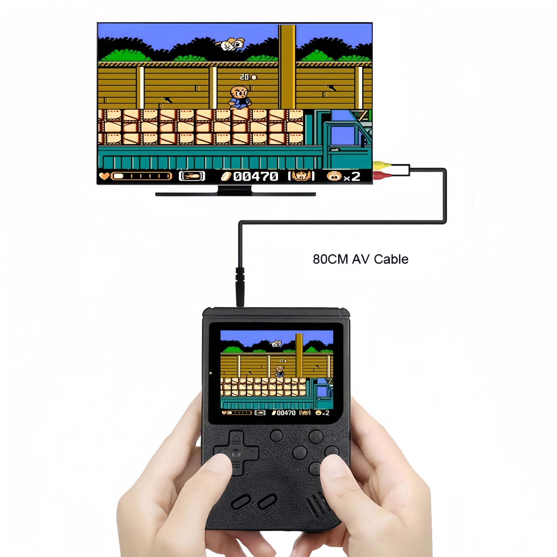 3.0" Retro Handheld Game Console – 400 Built-In Games