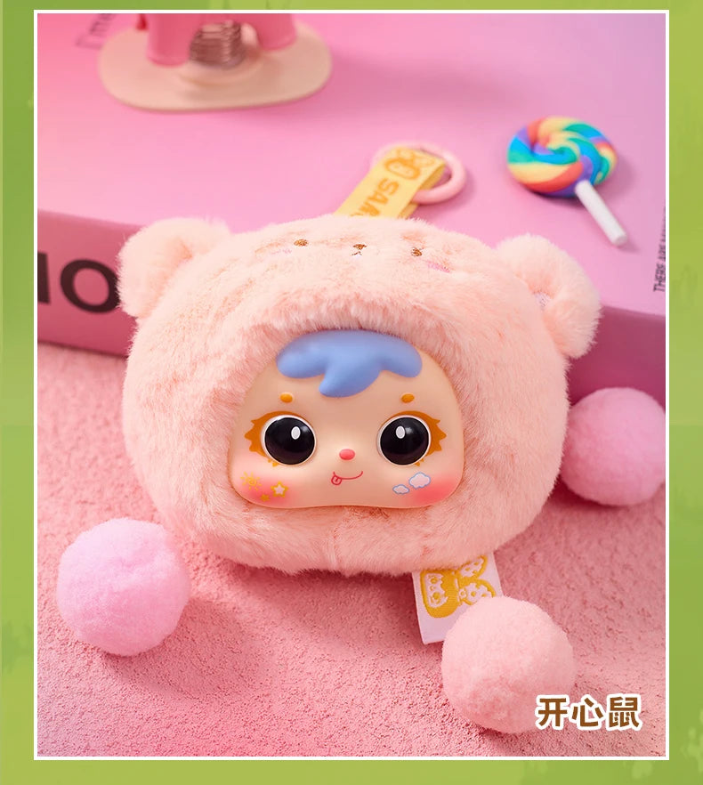 Samuel Mini Plush Blind Box – Cute Animal Keychain Toy