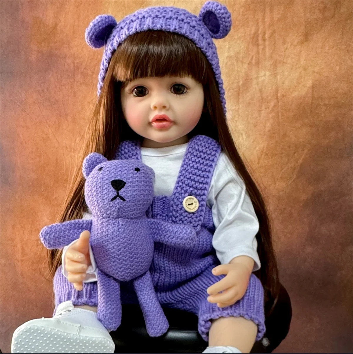 50CM Reborn Silicone Baby Doll – Realistic Newborn Girl