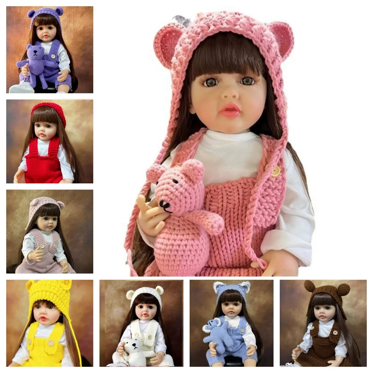 50CM Reborn Silicone Baby Doll – Realistic Newborn Girl
