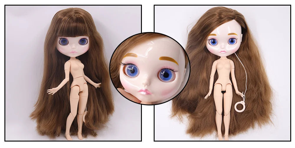 ICY DBS 1/6 BJD Blythe Doll – 30cm Jointed Anime Doll White Skin