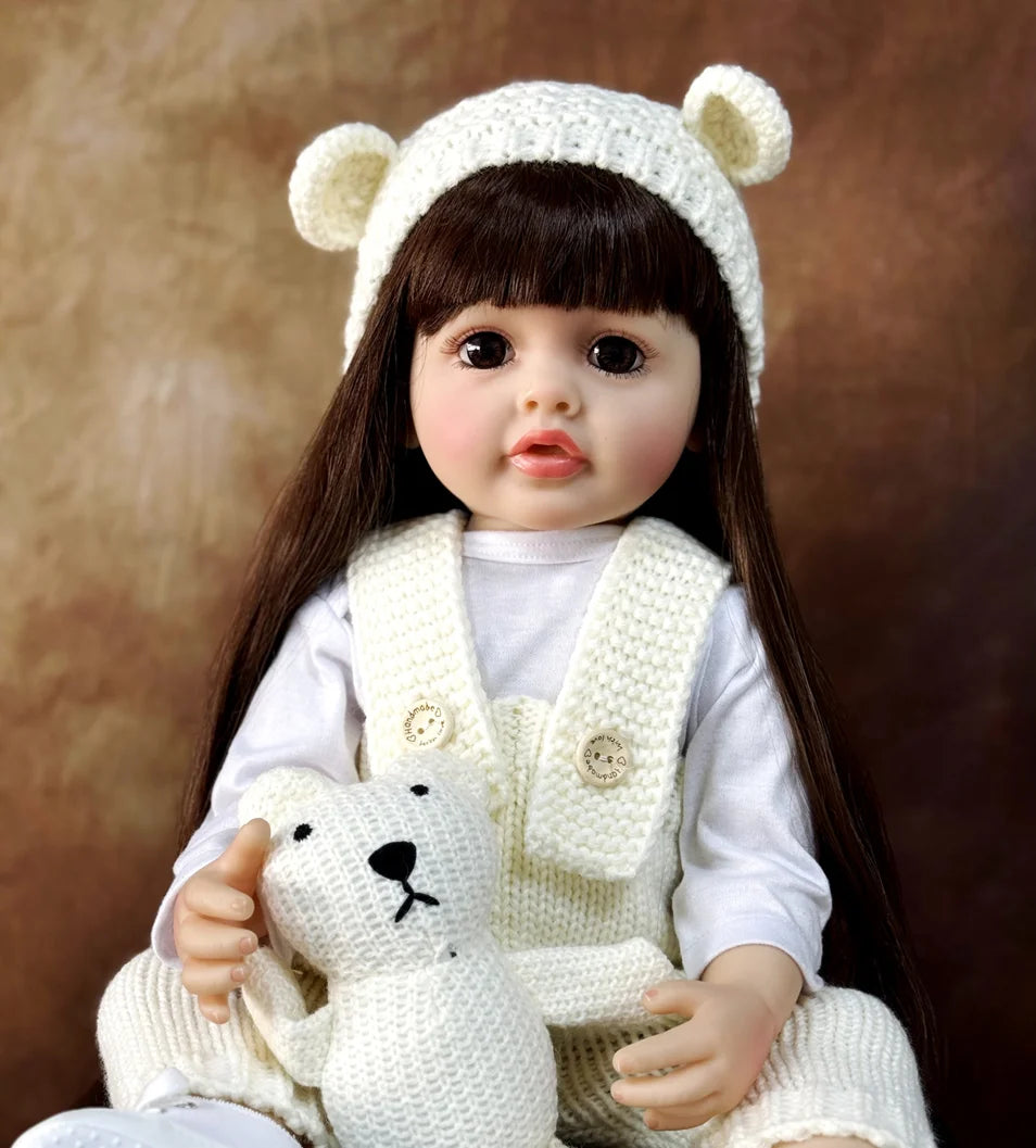 50CM Reborn Silicone Baby Doll – Realistic Newborn Girl