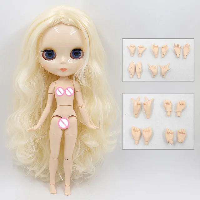 ICY DBS 1/6 BJD Blythe Doll – 30cm Jointed Anime Doll White Skin
