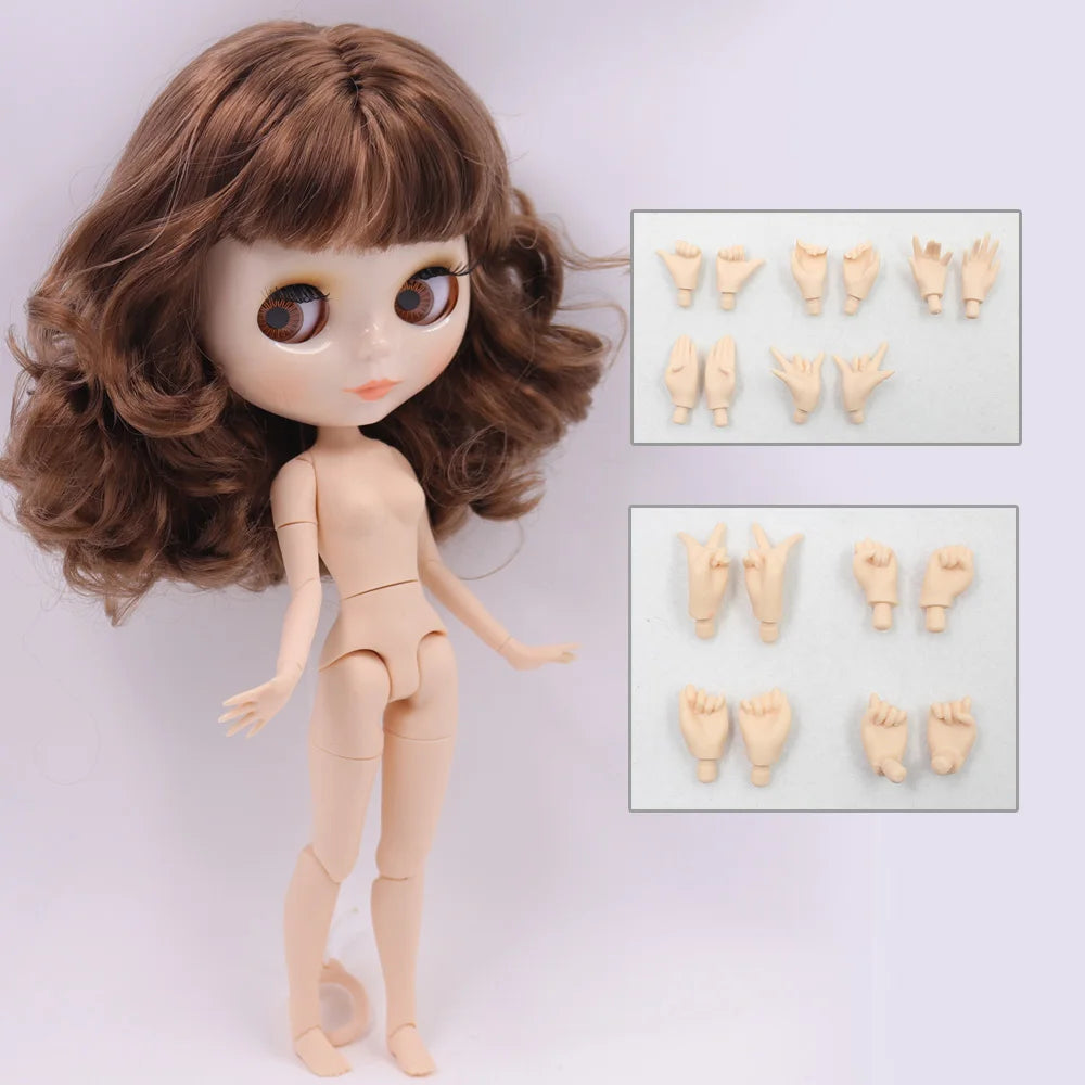 ICY DBS 1/6 BJD Blythe Doll – 30cm Jointed Anime Doll White Skin