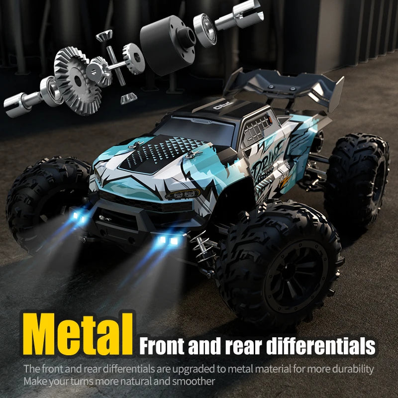 WLtoys 16101 Pro – 1/16 Scale 4WD High-Speed RC Car with LED Lights