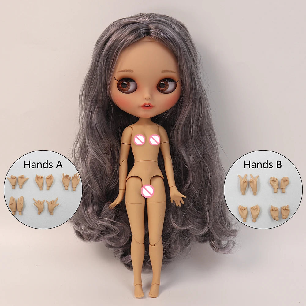 ICY DBS 1/6 BJD Blythe Doll – 30CM Jointed Anime Doll Tan Skin
