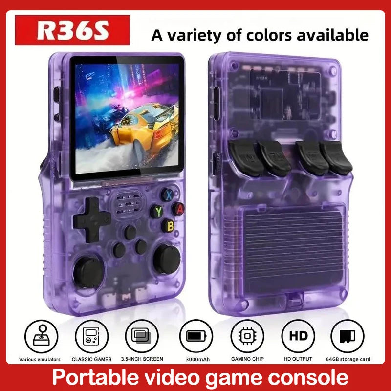 WUDS R36S Handheld Game Console – 3.5