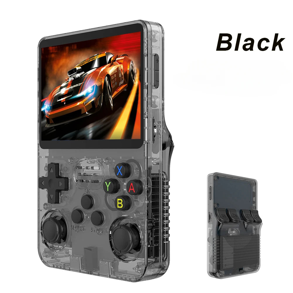 BOYHOM R36S Retro Handheld Game Console – 3.5" IPS Screen