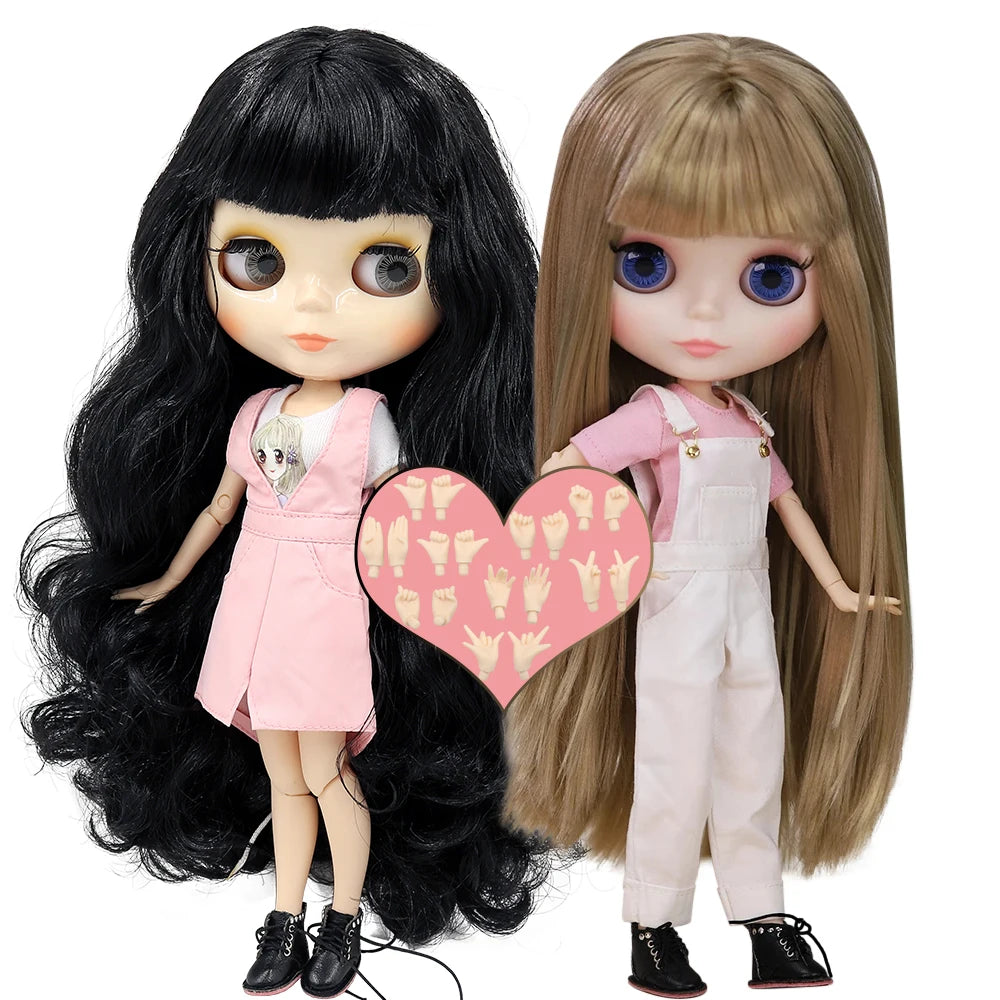 ICY DBS 1/6 BJD Blythe Doll – 30cm Jointed Anime Doll White Skin