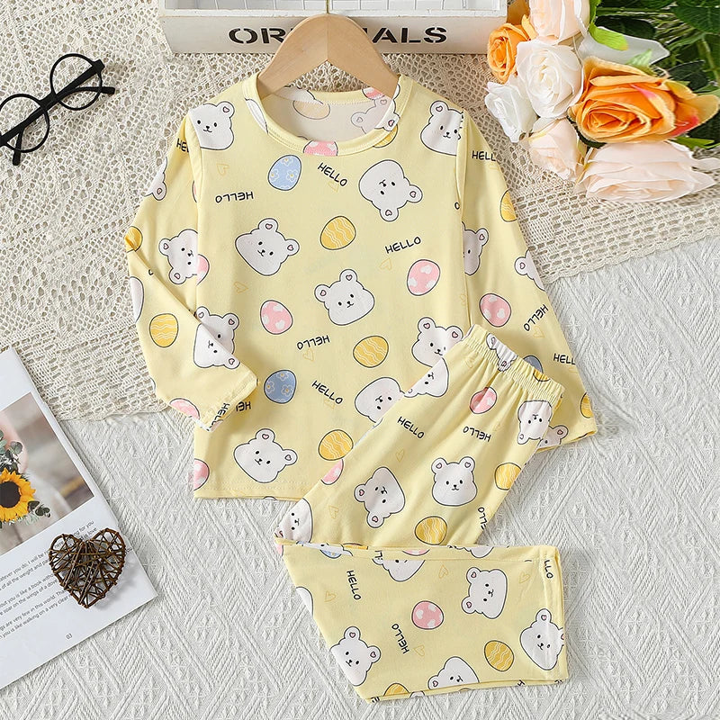 2-Piece Kids Summer Set – Short Sleeve Top & Shorts