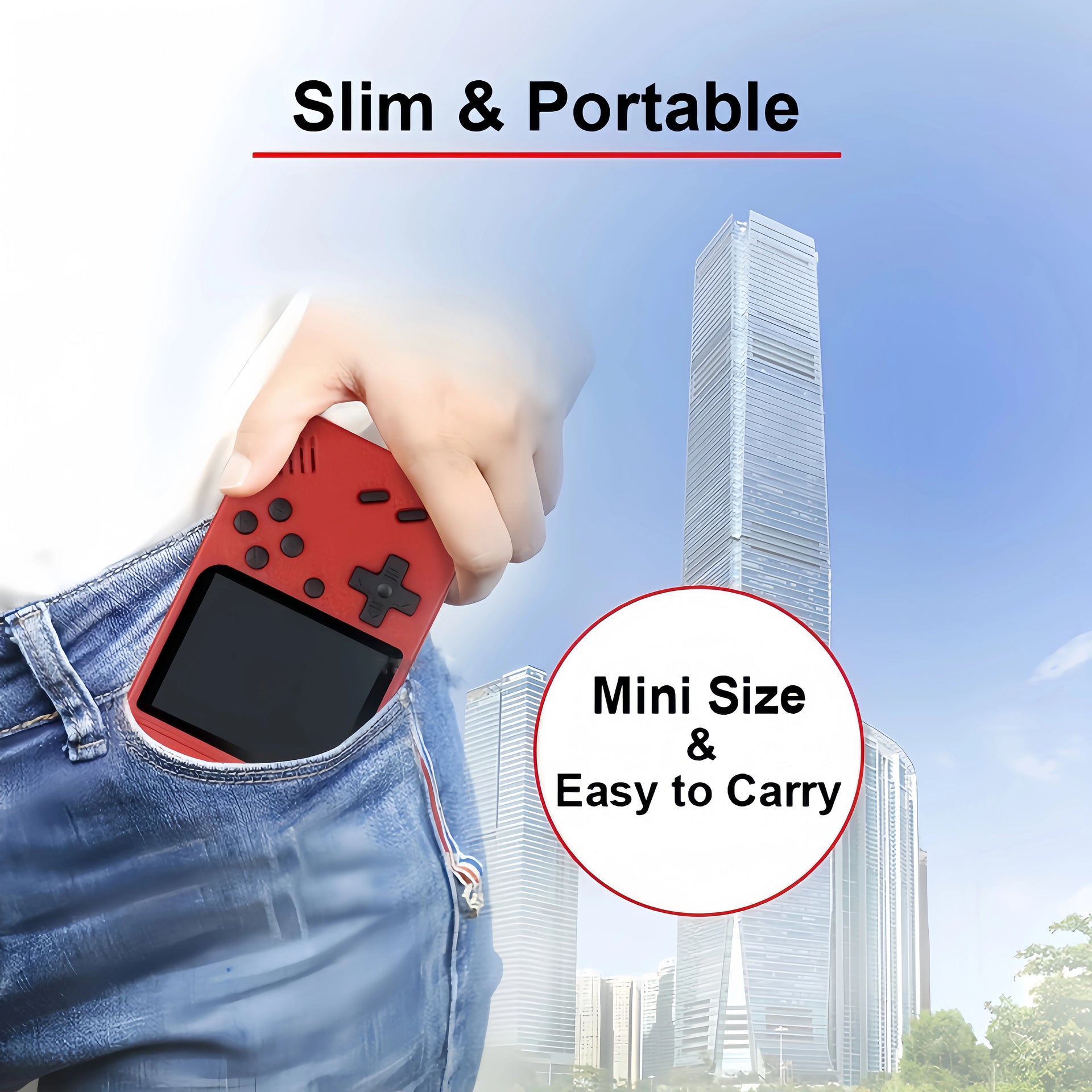 3.0" Retro Handheld Game Console – 400 Built-In Games