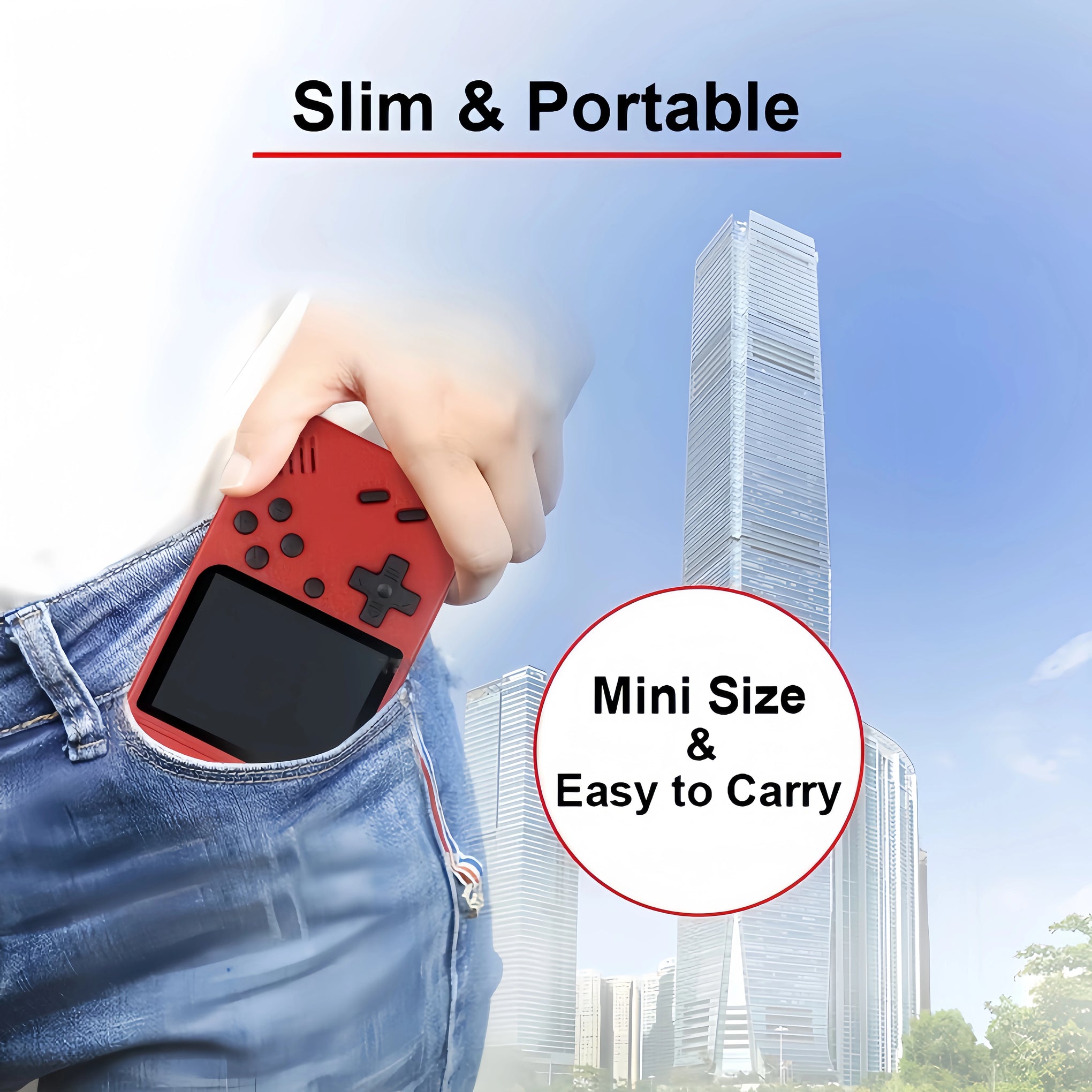 3.0" Retro Handheld Game Console – 400 Built-In Games