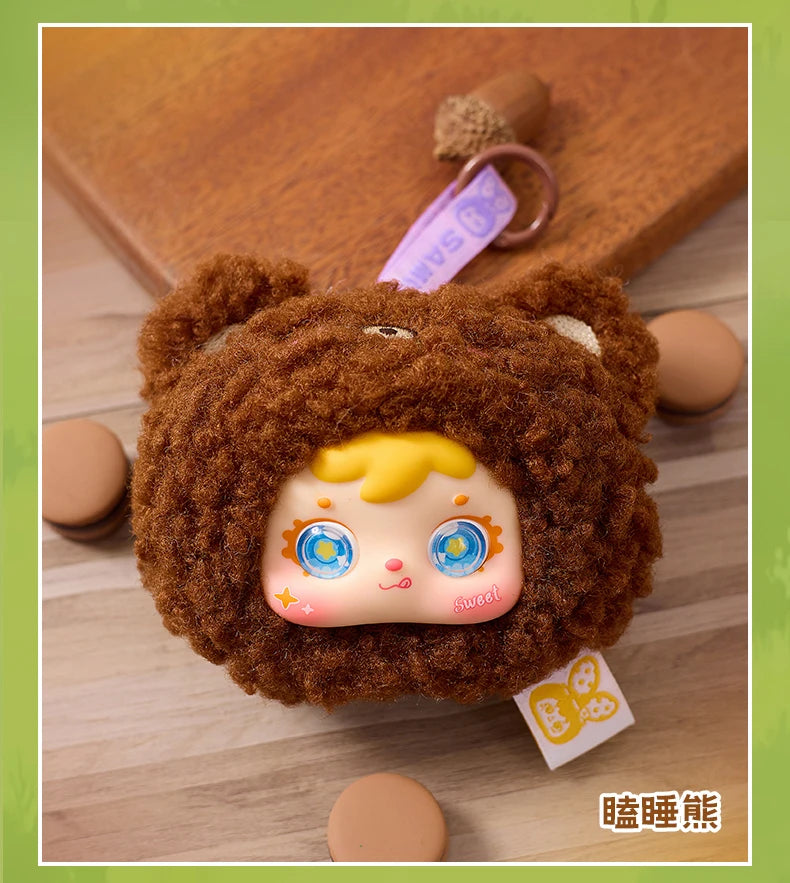 Samuel Mini Plush Blind Box – Cute Animal Keychain Toy