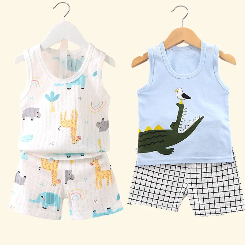 Kids Summer Tank & Shorts Set