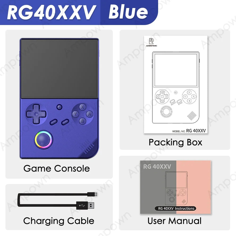 ANBERNIC RG40XXV Handheld Game Console – 4" IPS Screen