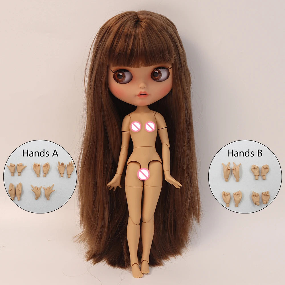 ICY DBS 1/6 BJD Blythe Doll – 30CM Jointed Anime Doll Tan Skin