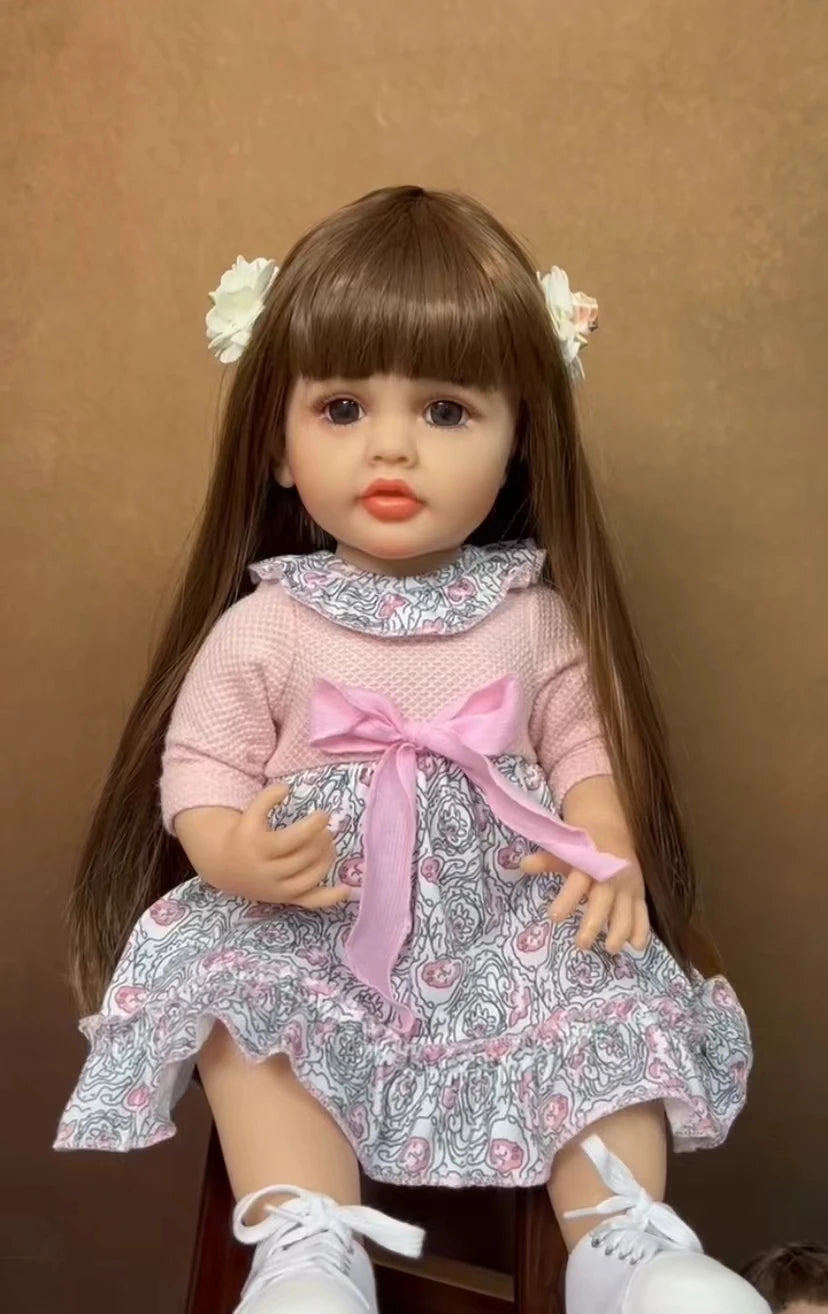 50CM Reborn Silicone Baby Doll – Realistic Newborn Girl