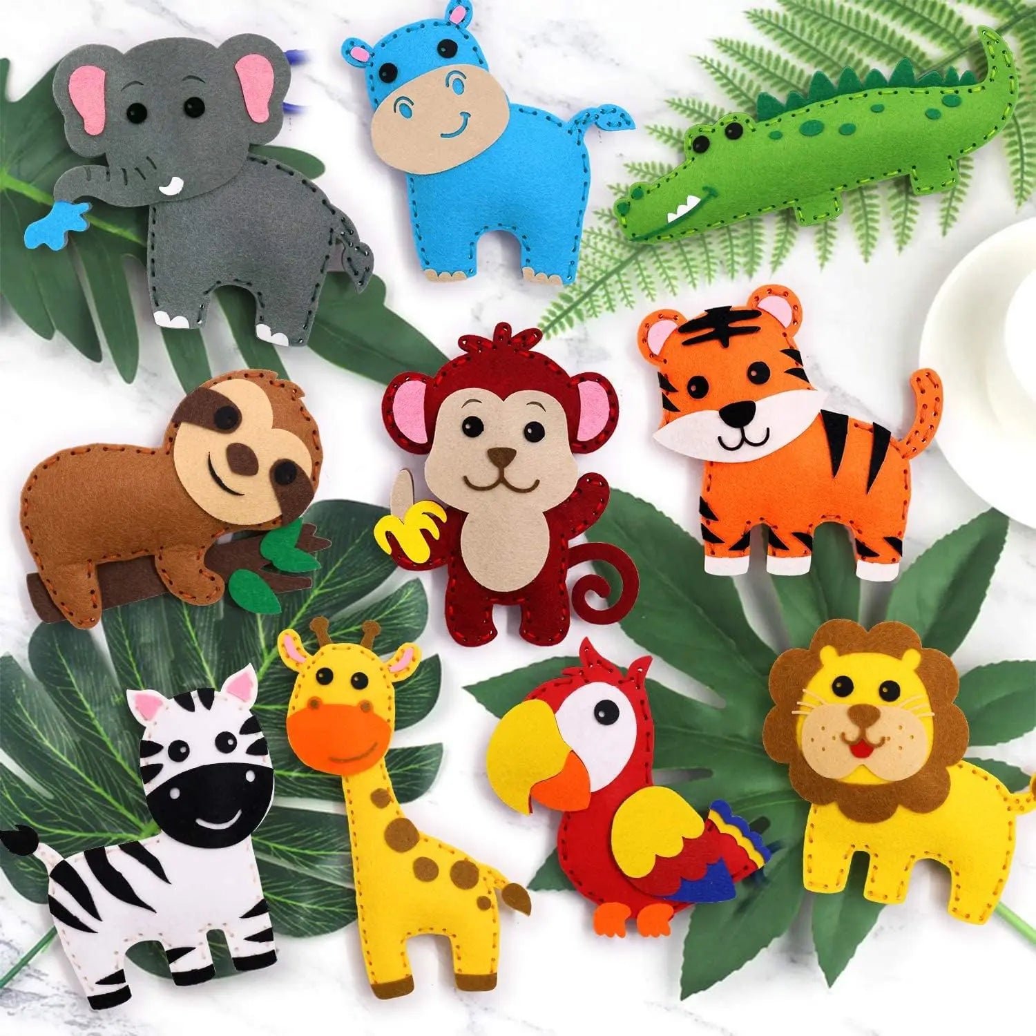 Woodland Animals Sewing Kit – DIY Felt Plush Craft for Kids