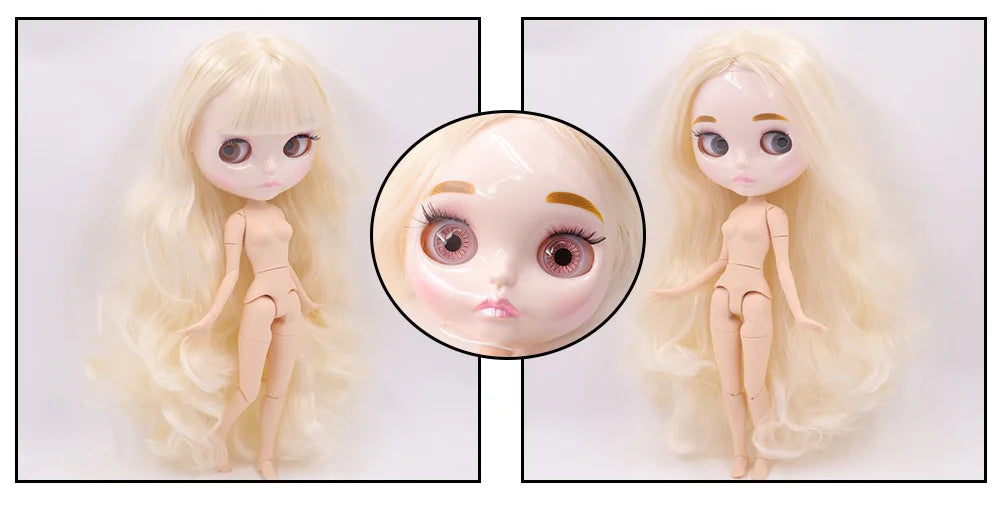 ICY DBS 1/6 BJD Blythe Doll – 30cm Jointed Anime Doll White Skin