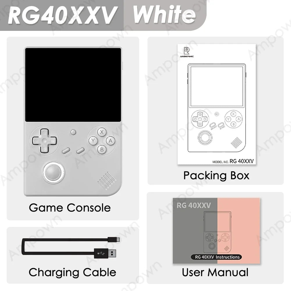 ANBERNIC RG40XXV Handheld Game Console – 4" IPS Screen