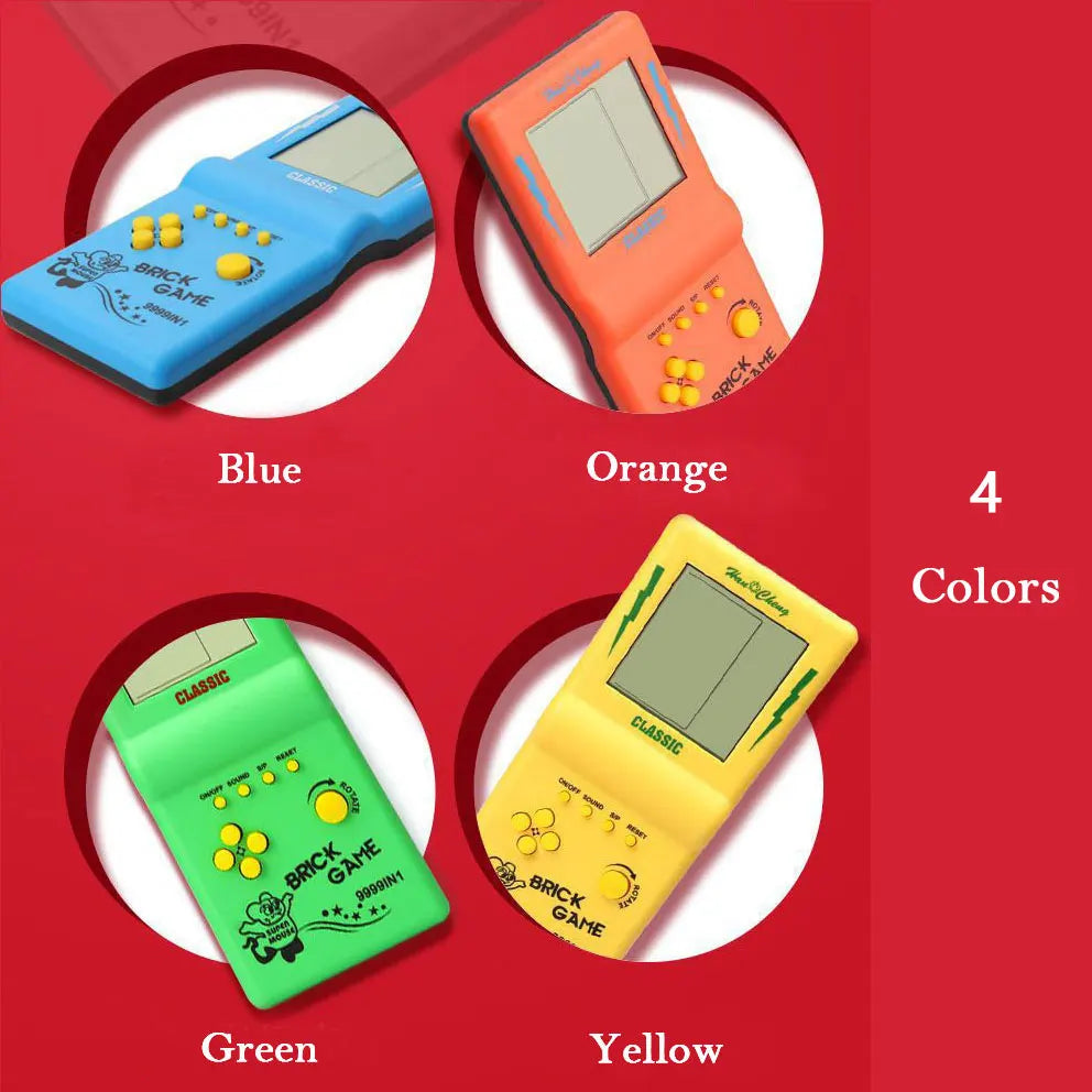 Classic Retro Handheld Tetris Game Console – Large Screen