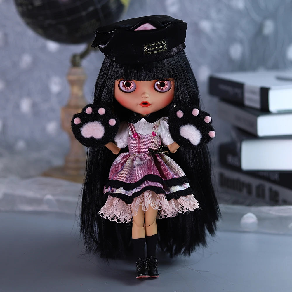 ICY DBS 1/6 BJD Blythe Doll – 30CM Jointed Anime Doll Tan Skin