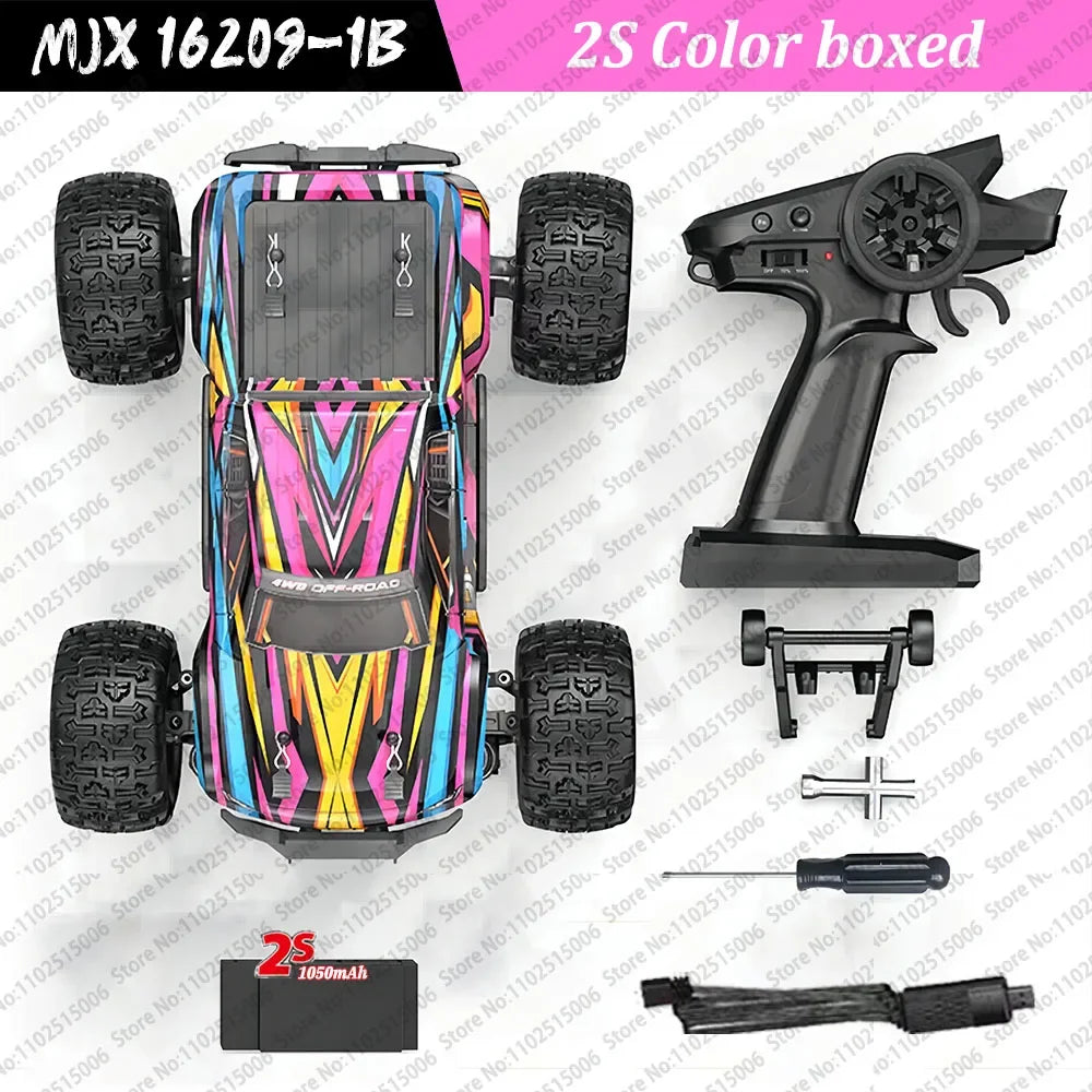 MJX Hyper Go 16208 Brushless RC Car – 1/16 Scale 4WD Pickup Truck