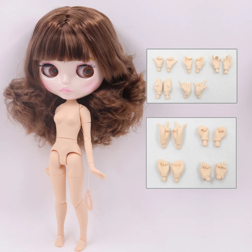 ICY DBS 1/6 BJD Blythe Doll – 30cm Jointed Anime Doll White Skin
