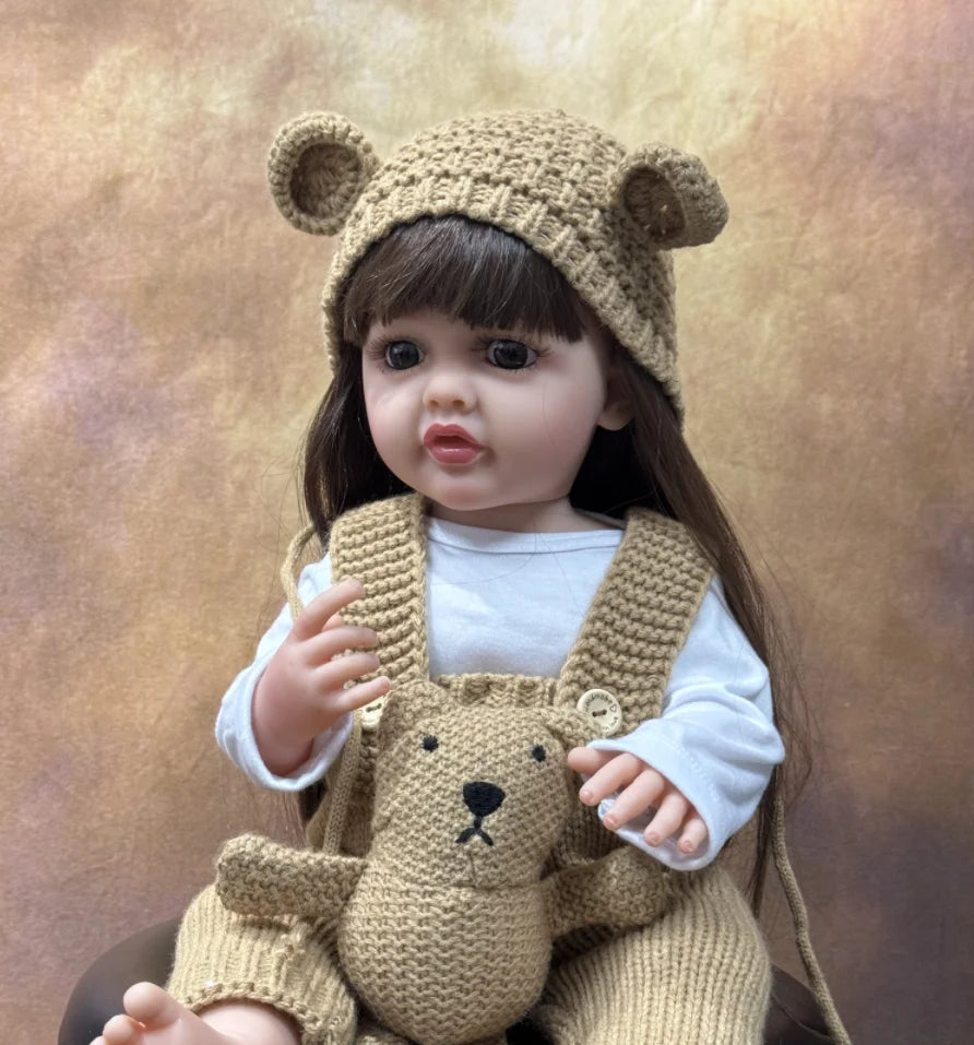 50CM Reborn Silicone Baby Doll – Realistic Newborn Girl