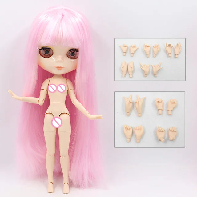 ICY DBS 1/6 BJD Blythe Doll – 30cm Jointed Anime Doll White Skin