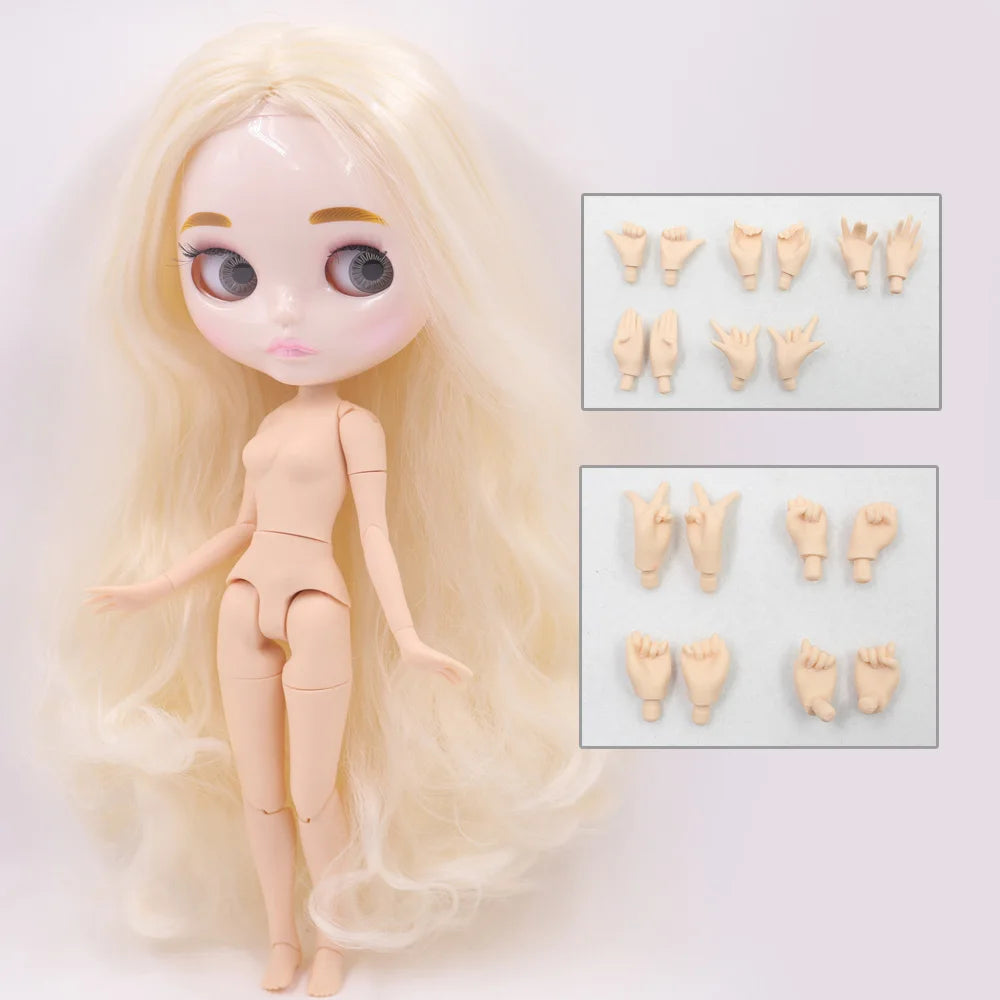 ICY DBS 1/6 BJD Blythe Doll – 30cm Jointed Anime Doll White Skin