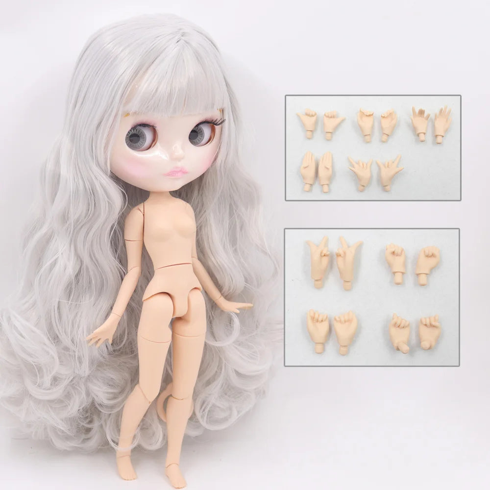 ICY DBS 1/6 BJD Blythe Doll – 30cm Jointed Anime Doll White Skin