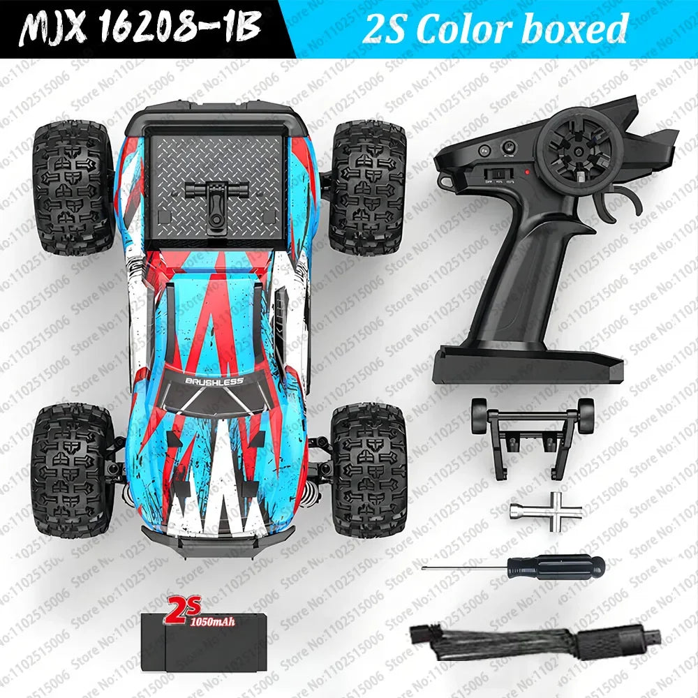 MJX Hyper Go 16208 Brushless RC Car – 1/16 Scale 4WD Pickup Truck