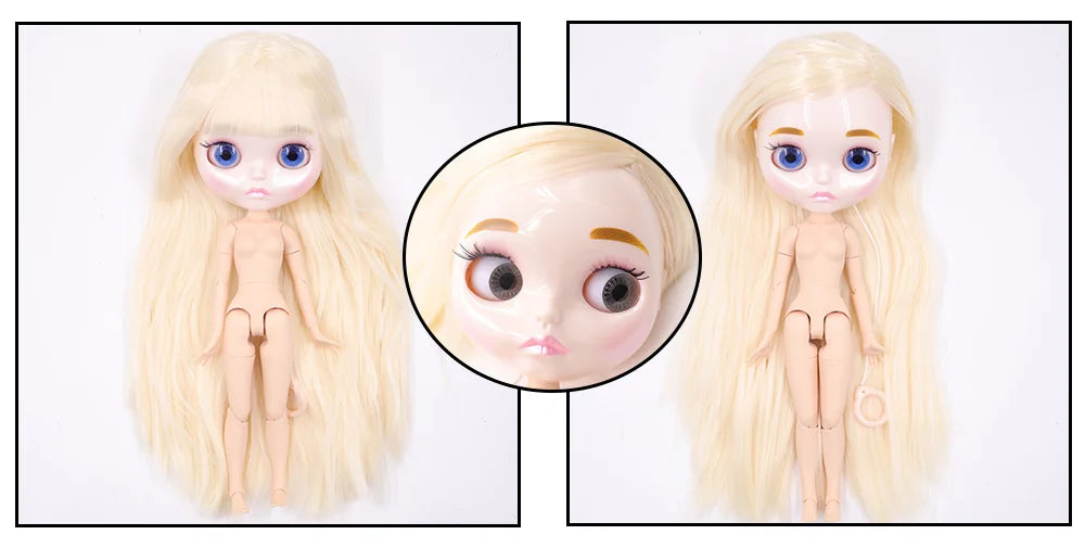 ICY DBS 1/6 BJD Blythe Doll – 30cm Jointed Anime Doll White Skin