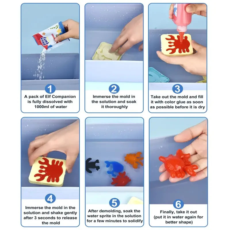 DIY Kids Craft Kit – Handmade Painting & Origami Water Elves