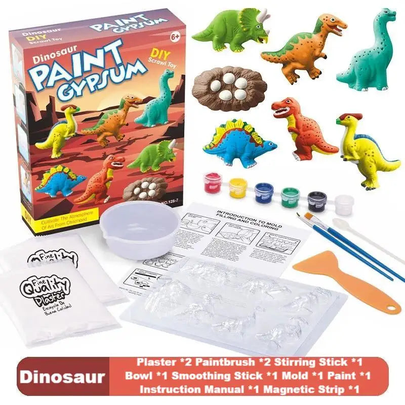 DIY Plaster Doll Painting Kit – Arts & Crafts Set for Kids