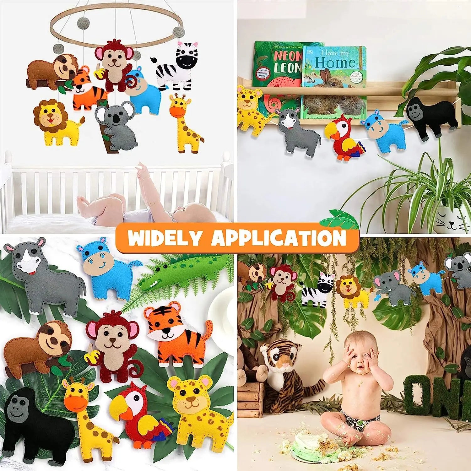 Woodland Animals Sewing Kit – DIY Felt Plush Craft for Kids