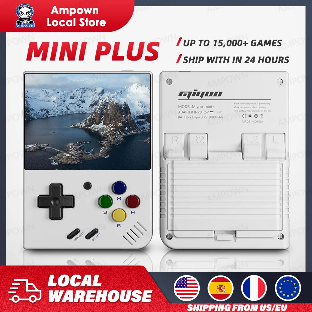 MIYOO Mini Plus V2 Handheld Game Console – IPS Screen