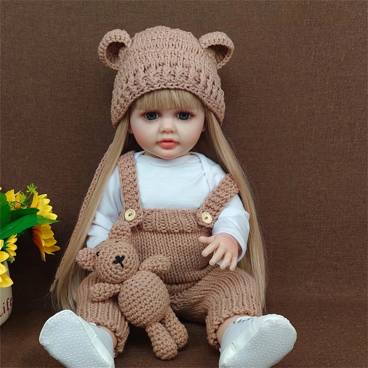 50CM Reborn Silicone Baby Doll – Realistic Newborn Girl